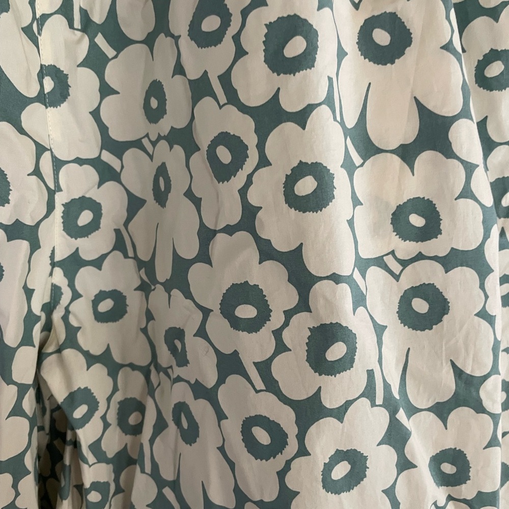 Floral Patterned Wide-Leg Culottes Pants - Picture 6 of 7
